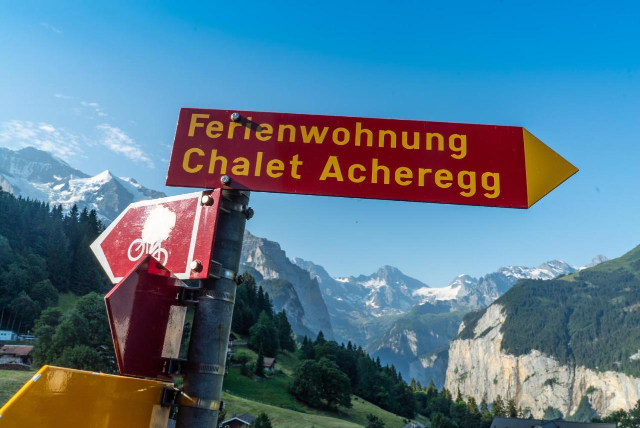Chalet Acheregg เวงเงน ภายนอก รูปภาพ